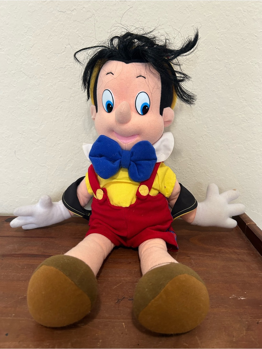 Vintage Mattel Disney Pinocchio Plush Doll 18"